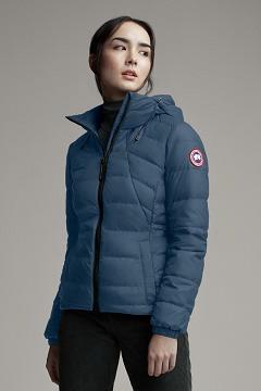 Chamarras Canada Goose Mujer Mexico - Abbott Chaqueta De Plumas Azules ED4513869